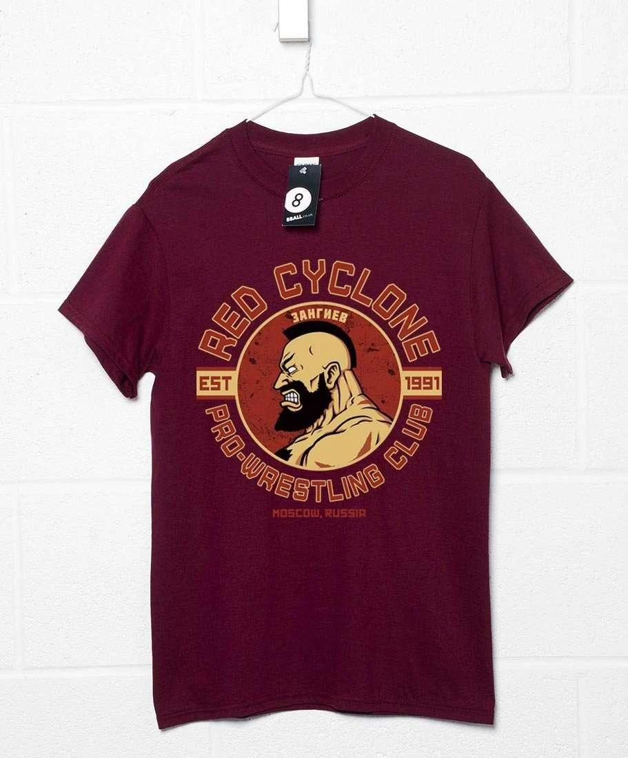Red Cyclone Wrestling T-Shirt 3 Red Cyclone Wrestling T-Shirt - Image 3