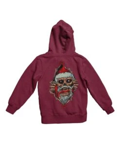 Santa Shoot Em All Back Printed Christmas Hoodie -8 Ball Clothing Store Santa Shoot Em All Back Printed Christmas Graphic Hoodie 8Ball 5793