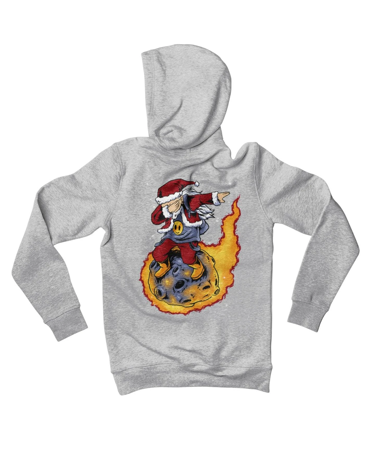 Santa Skywalker Back Printed Christmas Hoodie 3 Santa Skywalker Back Printed Christmas Hoodie - Image 3