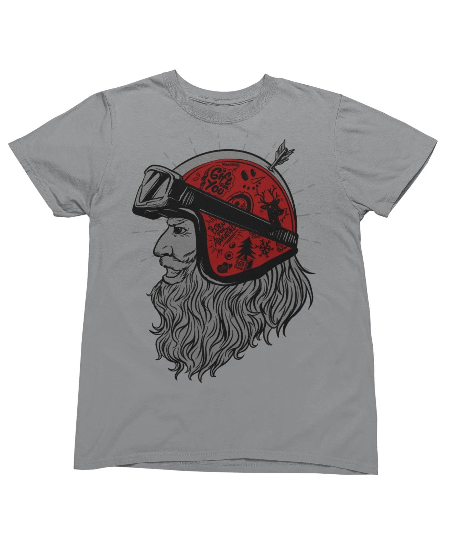 Santa Time To Ride Unisex Christmas T-Shirt 3 Santa Time To Ride Unisex Christmas T-Shirt - Image 3