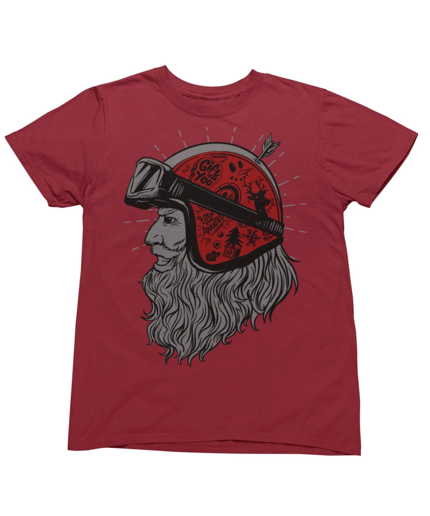 Santa Time To Ride Unisex Christmas T-Shirt 4 Santa Time To Ride Unisex Christmas T-Shirt - Image 4