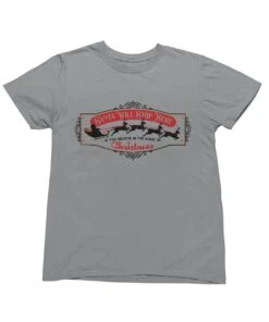 Santa Will Stop Here Framed Christmas Unisex T-Shirt 6 Santa Will Stop Here Framed Christmas Unisex T-Shirt -8 Ball Clothing Store Santa Will Stop Here Framed Christmas Unisex Unisex T Shirt 8Ball 770