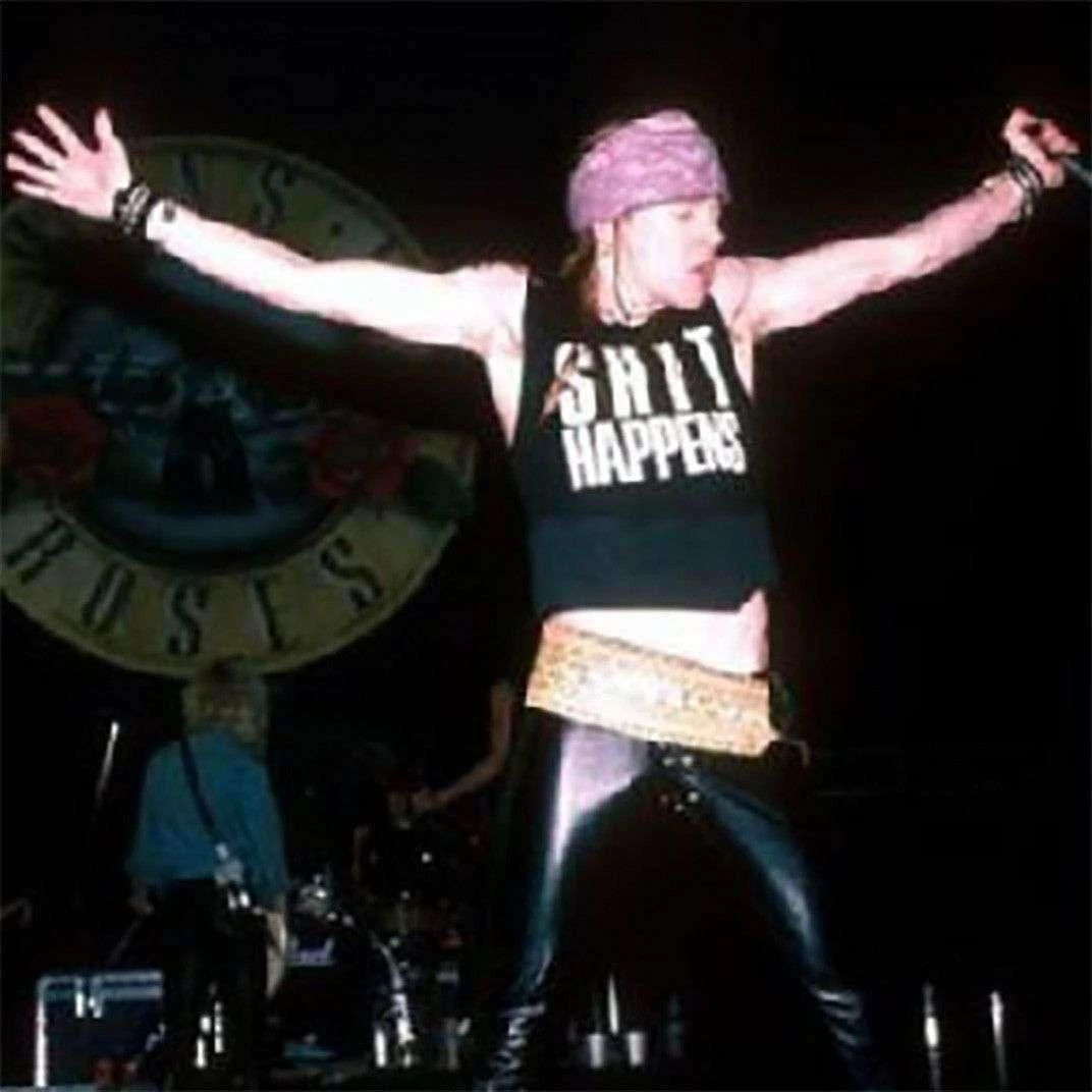 Shit Happens T-Shirt As Worn By Axl Rose 2 Shit Happens T-Shirt As Worn By Axl Rose - Image 2