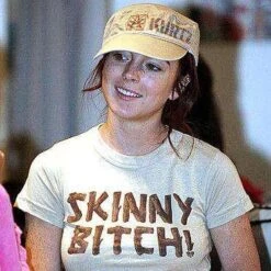 Skinny Bitch Womens Style T-Shirt As Worn By Lindsay Lohan 5 Skinny Bitch Womens Style T-Shirt As Worn By Lindsay Lohan -8 Ball Clothing Store Skinny Bitch Womens Style T Shirt As Worn By Lindsay Lohan 8Ball 1410