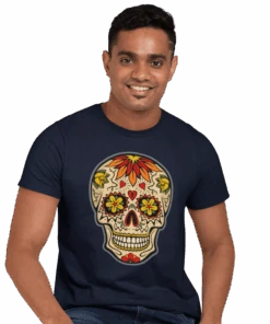 Skull Tattoo Design Adult Unisex T-Shirt
