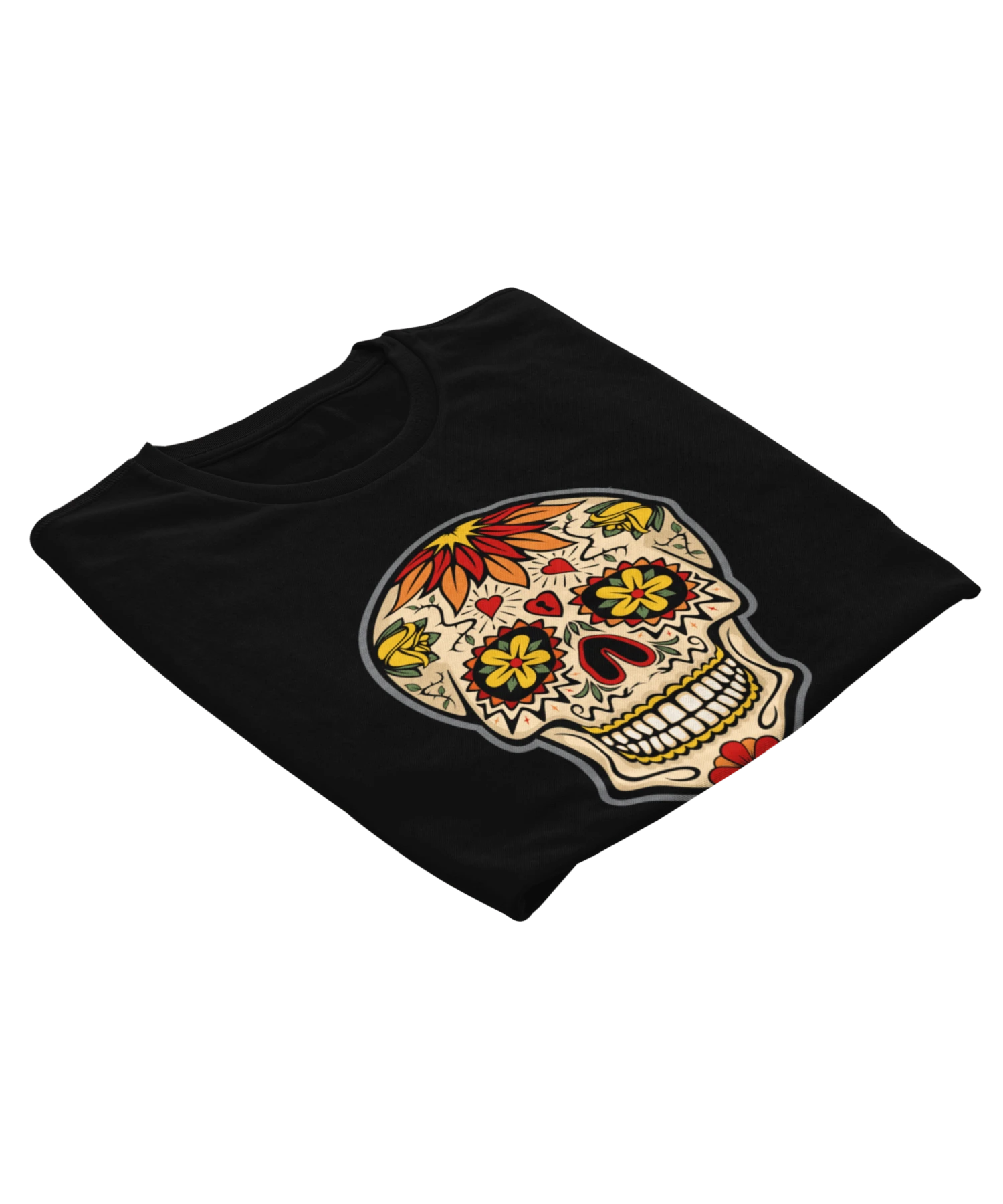 Skull Tattoo Design Adult Unisex T-Shirt 3 Skull Tattoo Design Adult Unisex T-Shirt - Image 3