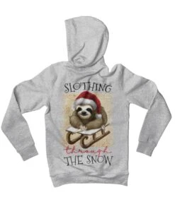 Slothing Through The Snow Christmas Back Printed Hoodie 6 Slothing Through The Snow Christmas Back Printed Hoodie -8 Ball Clothing Store Slothing Through The Snow Christmas Back Printed Unisex Hoodie 8Ball 1845