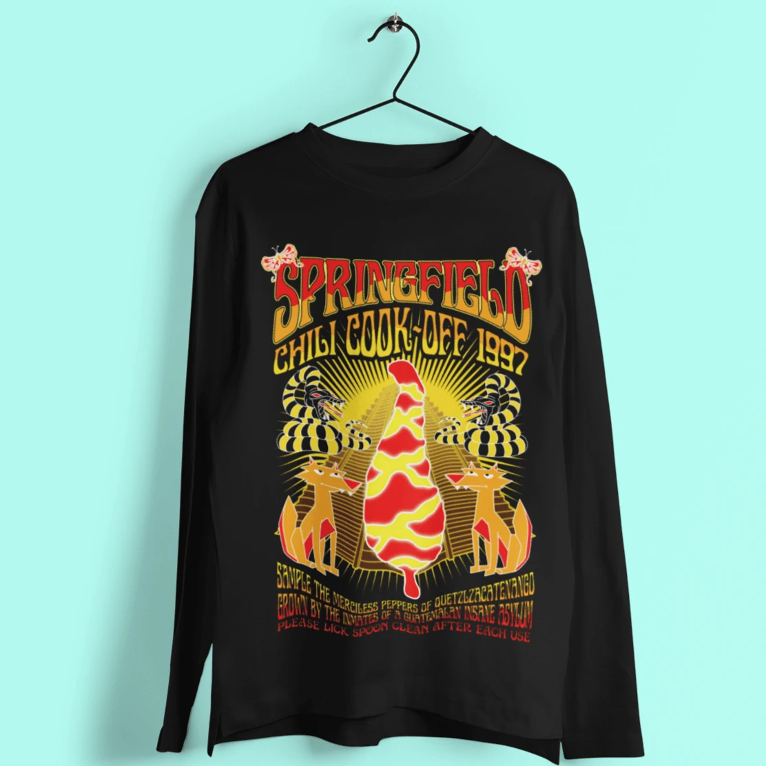 Springfield Chili Cook Off Long Sleeve T-Shirt 1 Springfield Chili Cook Off Long Sleeve T-Shirt