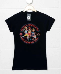 Steven Rhodes Death's Daughters Rollerskate Club Womens Style T-Shirt -8 Ball Clothing Store Steven Rhodes Death s Daughters Rollerskate Club Womens Style T Shirt 8Ball 4