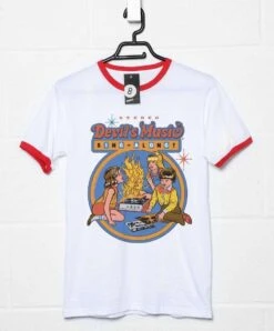 Steven Rhodes Devil's Music Ringer T-Shirt