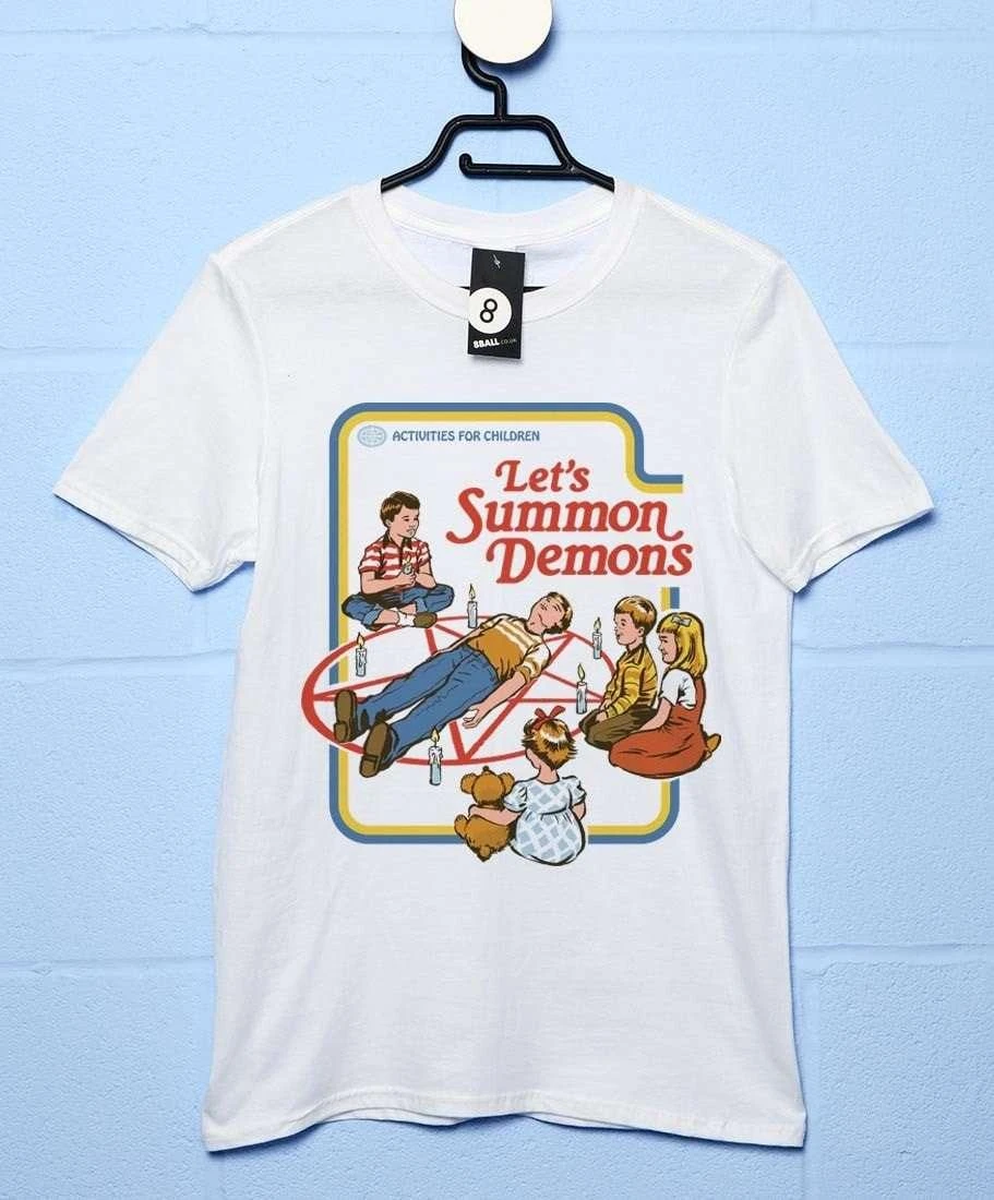 Steven Rhodes Let's Summon Demons T-Shirt 3 Steven Rhodes Let's Summon Demons T-Shirt - Image 3