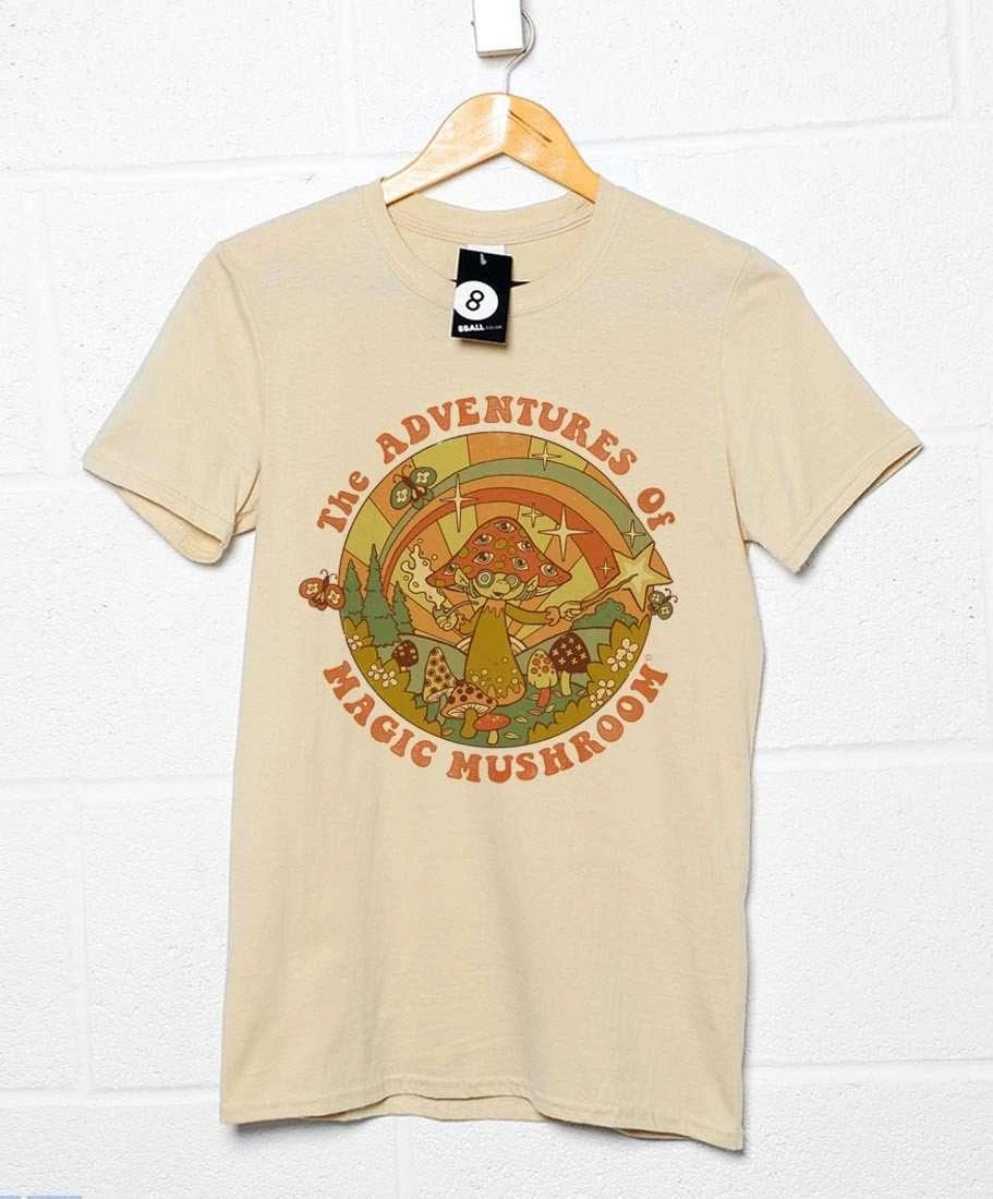 Steven Rhodes The Adventures Of Magic Mushroom T-Shirt 1 Steven Rhodes The Adventures Of Magic Mushroom T-Shirt