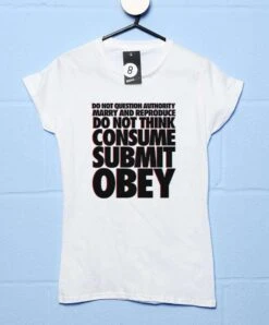 Subliminal Messages Womens Fitted T-Shirt