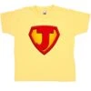 Super Hero J Age 7-8 Kids T-Shirt