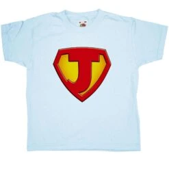Super Hero J Childrens T-Shirt