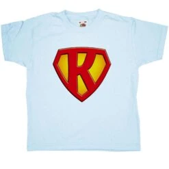 Super Hero K Kids T-Shirt