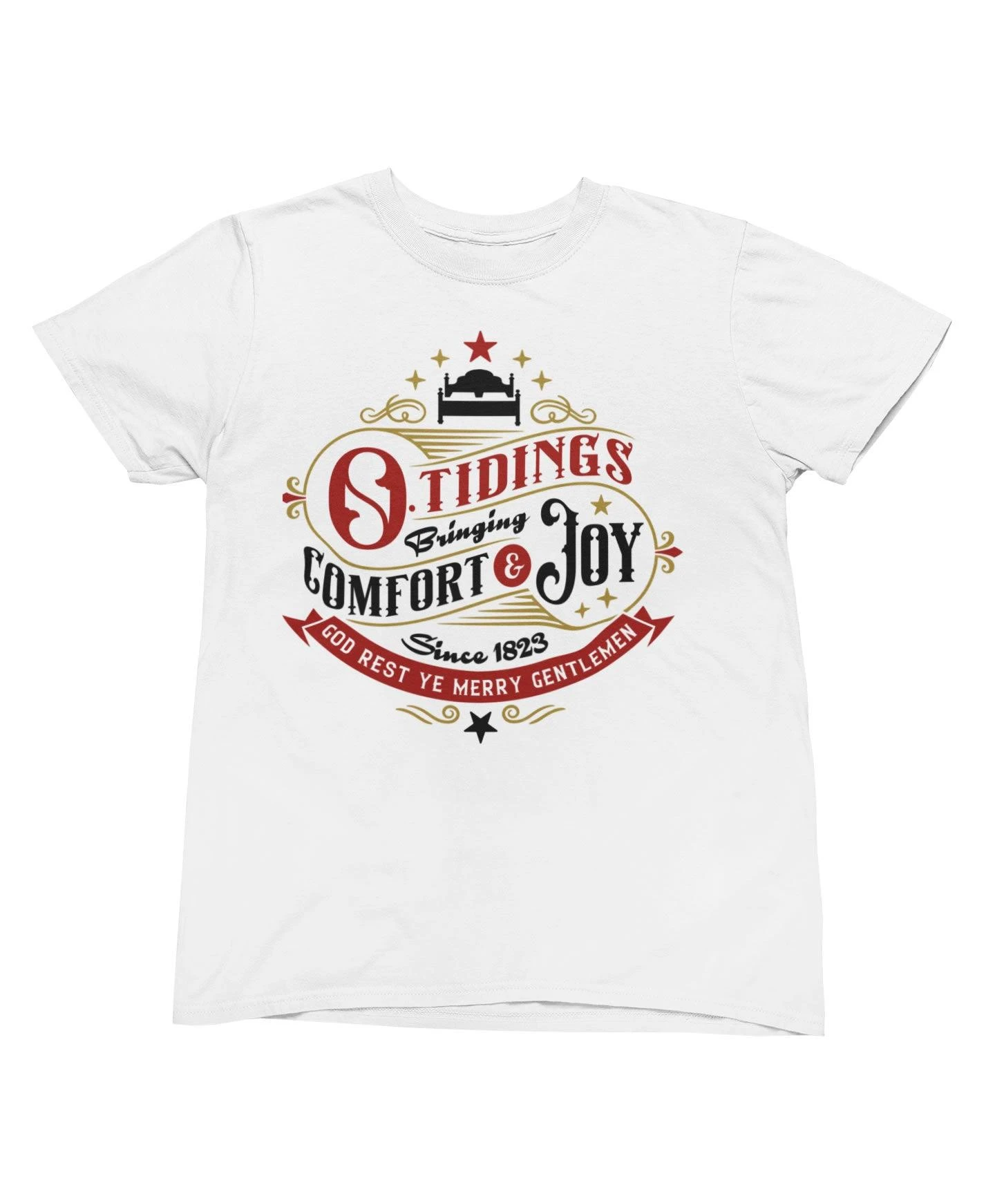 Tidings Of Comfort And Joy Christmas T-Shirt 1 Tidings Of Comfort And Joy Christmas T-Shirt