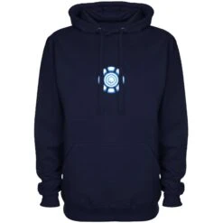 Tony Stark Power Coil Chest Hoodie -8 Ball Clothing Store Tony Stark Power Coil Chest Unisex Hoodie 8Ball 3782