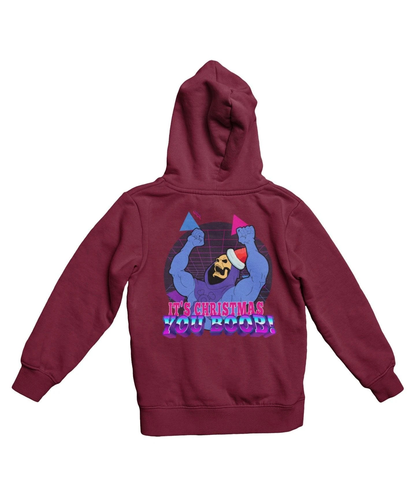 Top Notchy Its Christmas You Boob Back Printed Hoodie 2 Top Notchy Its Christmas You Boob Back Printed Hoodie - Image 2