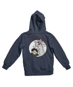 Top Notchy Jon Snow And Ghost Back Printed Hoodie