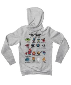 Top Notchy Marvelous Mr Men Back Printed Hoodie