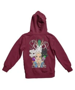 Top Notchy Mother Of Dragons Back Printed Hoodie