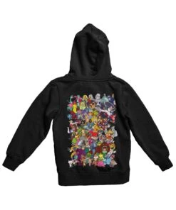 Top Notchy Saturday Morning Cartoons Back Printed Hoodie -8 Ball Clothing Store Top Notchy Saturday Morning Cartoons Back Printed Hoodie For Men and Women 8Ball 3229