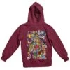 Top Notchy Saturday Morning Cartoons Back Printed Hoodie