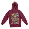 Top Notchy Saturday Morning Ladies Back Printed Hoodie