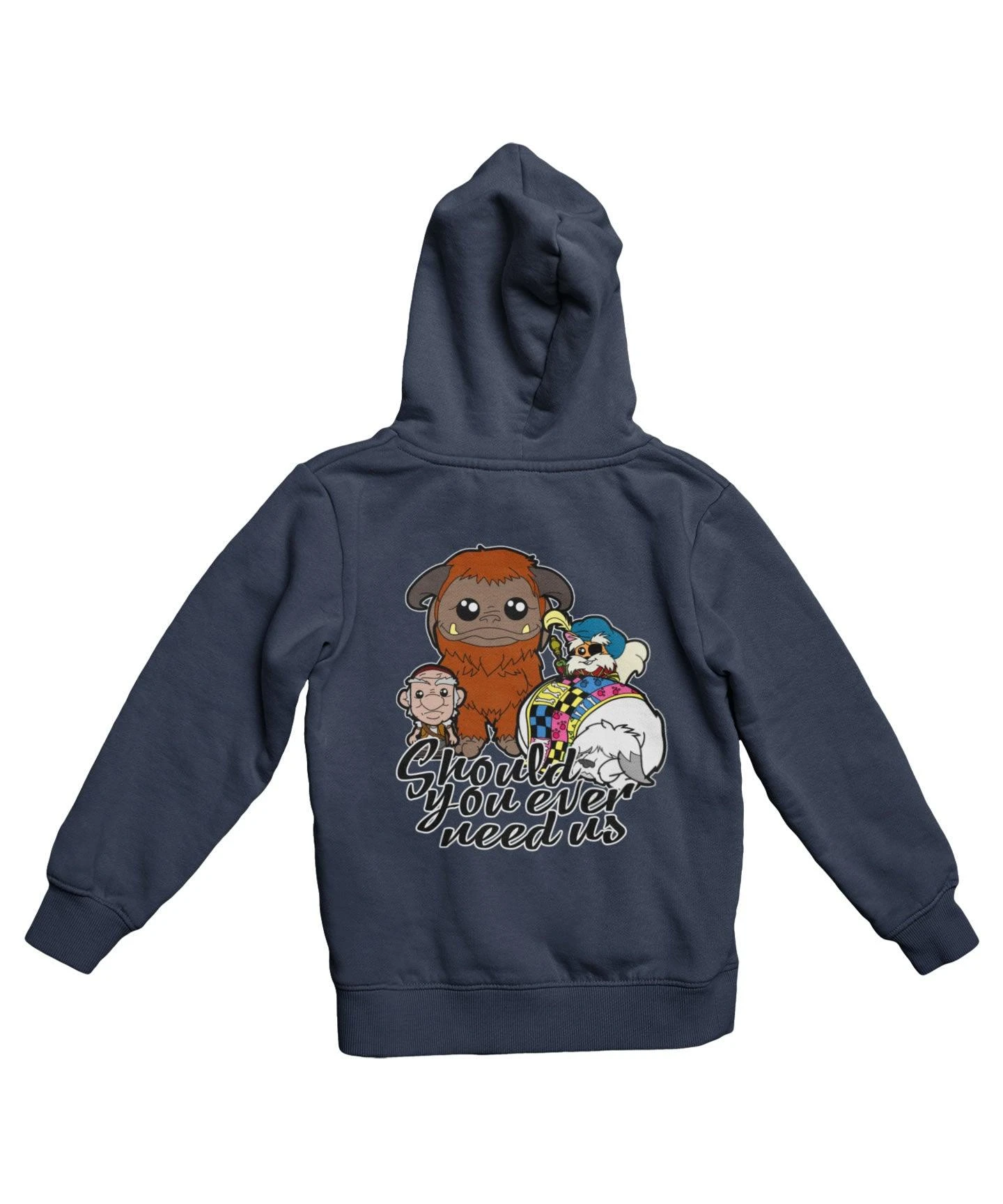 Top Notchy Should You Ever Need Us Back Printed Hoodie 4 Top Notchy Should You Ever Need Us Back Printed Hoodie - Image 4