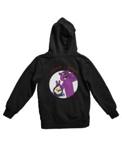 Top Notchy Skeletor And Panther Back Printed Hoodie 7 Top Notchy Skeletor And Panther Back Printed Hoodie -8 Ball Clothing Store Top Notchy Skeletor and Panther Back Printed Unisex Hoodie 8Ball 8887