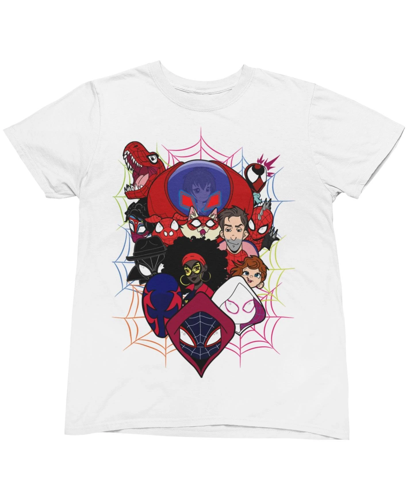 Top Notchy Spiderverse Explosion T-Shirt 3 Top Notchy Spiderverse Explosion T-Shirt - Image 3