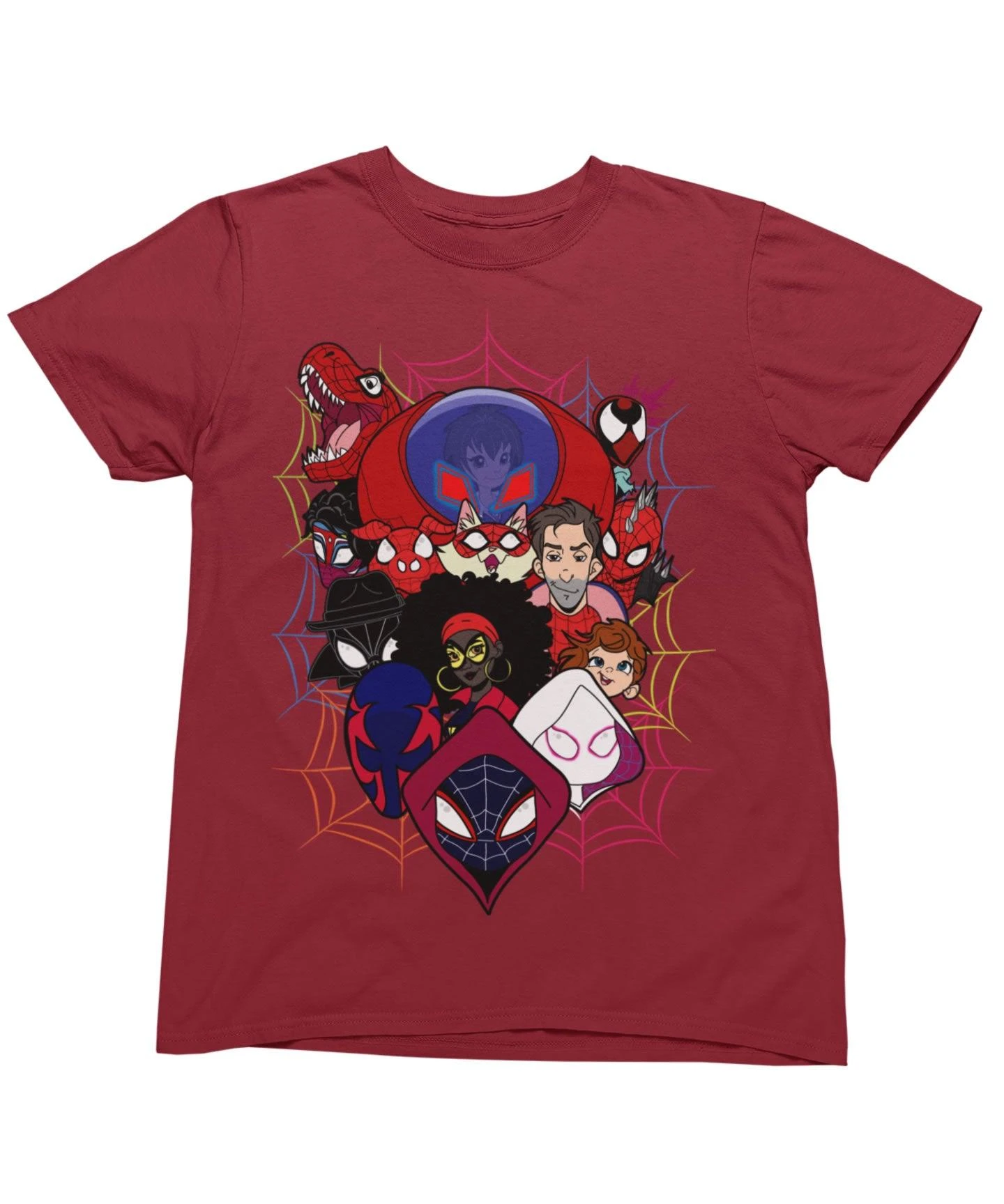 Top Notchy Spiderverse Explosion T-Shirt 4 Top Notchy Spiderverse Explosion T-Shirt - Image 4