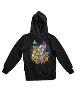 Top Notchy TV Toon Number 2 Back Printed Hoodie -8 Ball Clothing Store Top Notchy TV Toon Number 2 Back Printed Unisex Hoodie 8Ball 3246