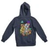 Top Notchy TV Toon Number 2 Back Printed Hoodie