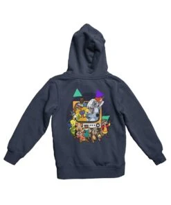 Top Notchy TV Toon Number 2 Back Printed Hoodie
