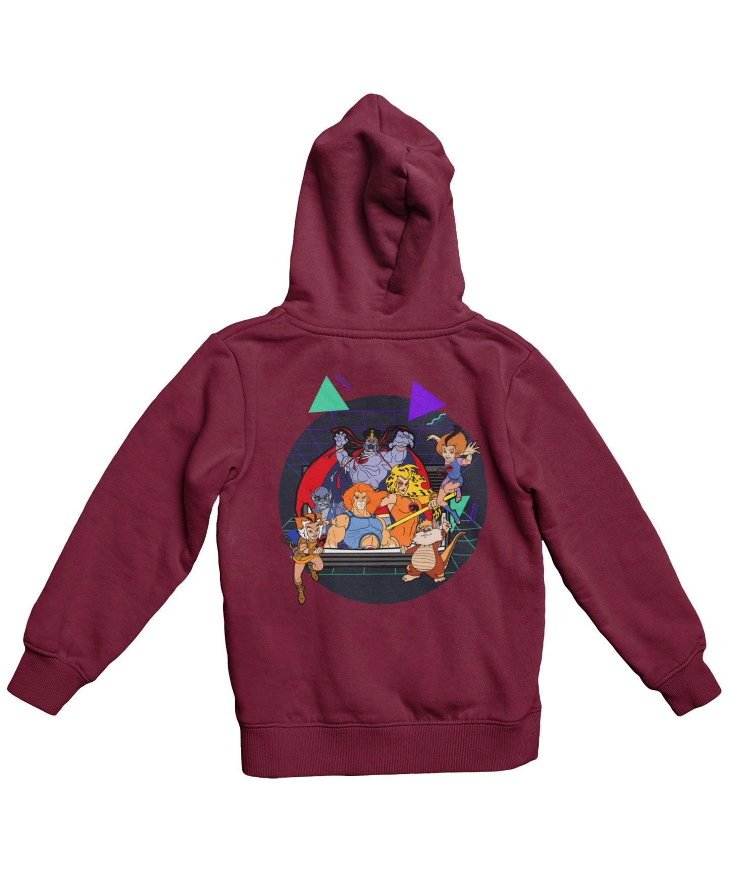 Top Notchy TV Toon Number 4 Back Printed Hoodie 2 Top Notchy TV Toon Number 4 Back Printed Hoodie - Image 2