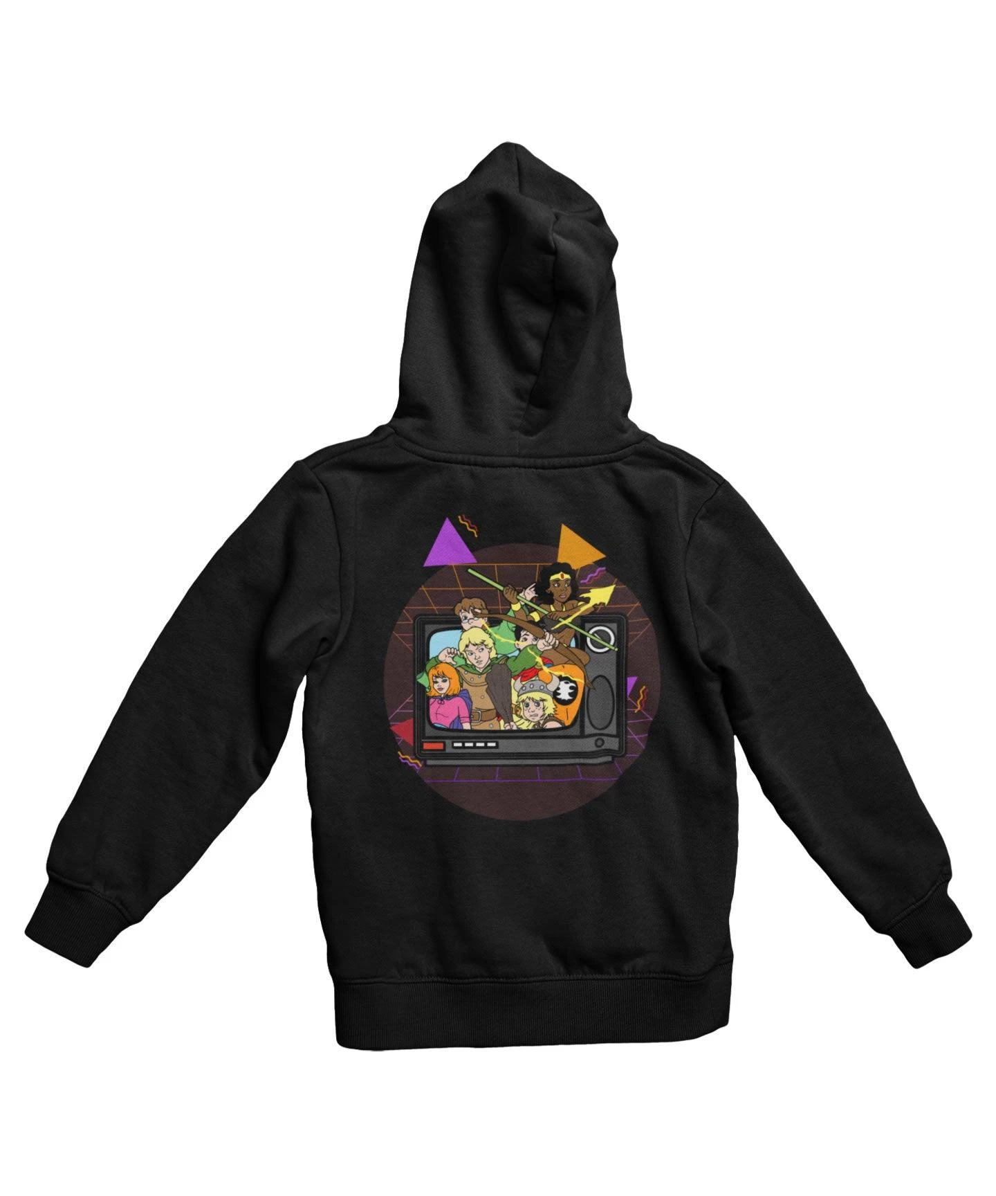 Top Notchy TV Toon Number 6 Back Printed Hoodie 1 Top Notchy TV Toon Number 6 Back Printed Hoodie