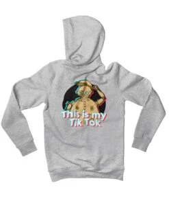 Top Notchy This Is My Tik Tok Back Printed Hoodie -8 Ball Clothing Store Top Notchy This Is My Tik Tok Back Printed Unisex Hoodie 8Ball 303
