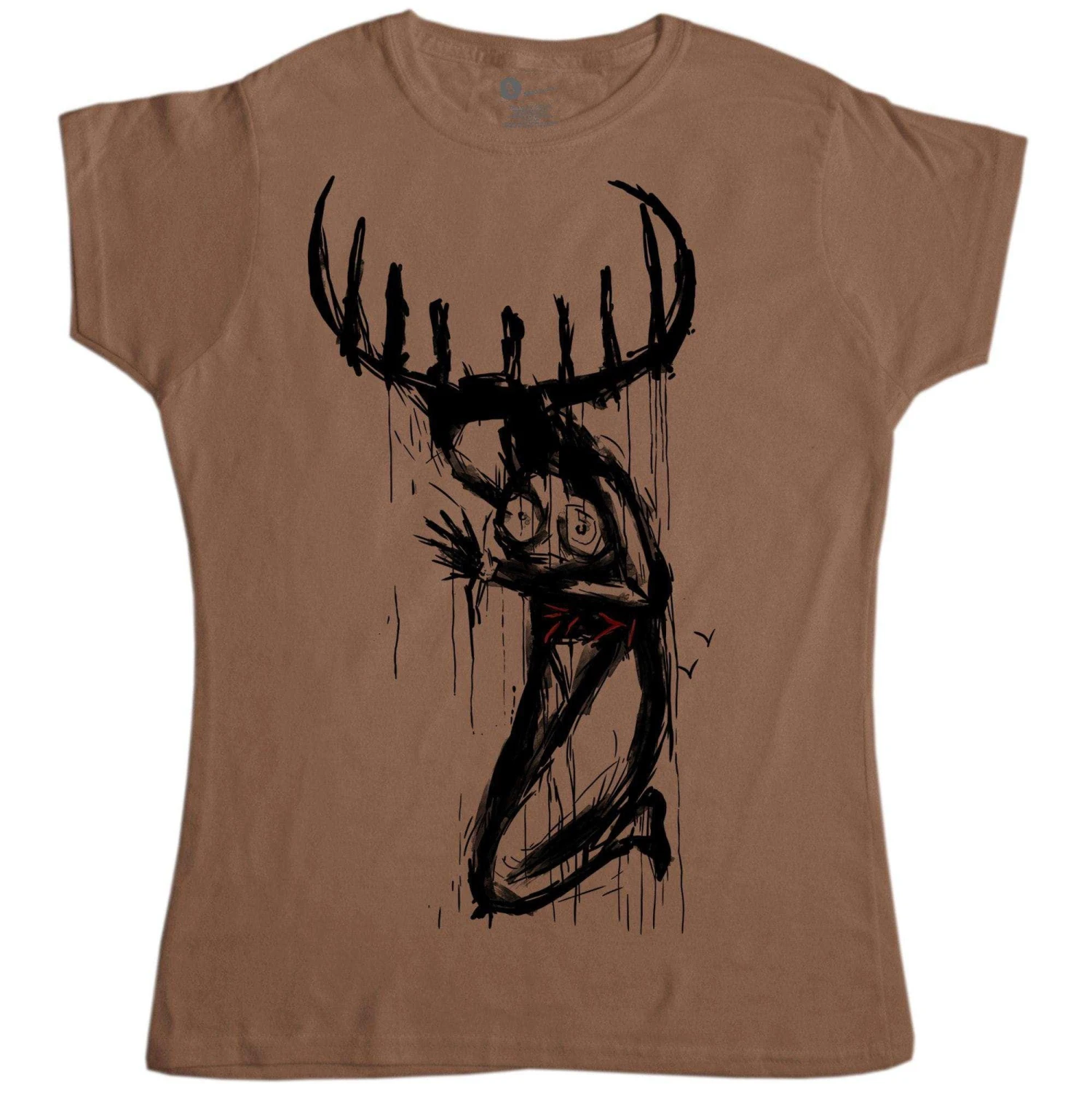 True Detective Fitted Womens T-Shirt, Inspired By Carcosa Church 5 True Detective Fitted Womens T-Shirt, Inspired By Carcosa Church - Image 5