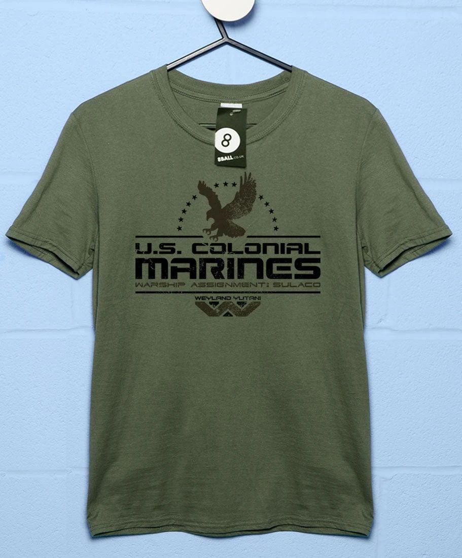 US Colonial Marines Eagle Logo T-Shirt 1 US Colonial Marines Eagle Logo T-Shirt
