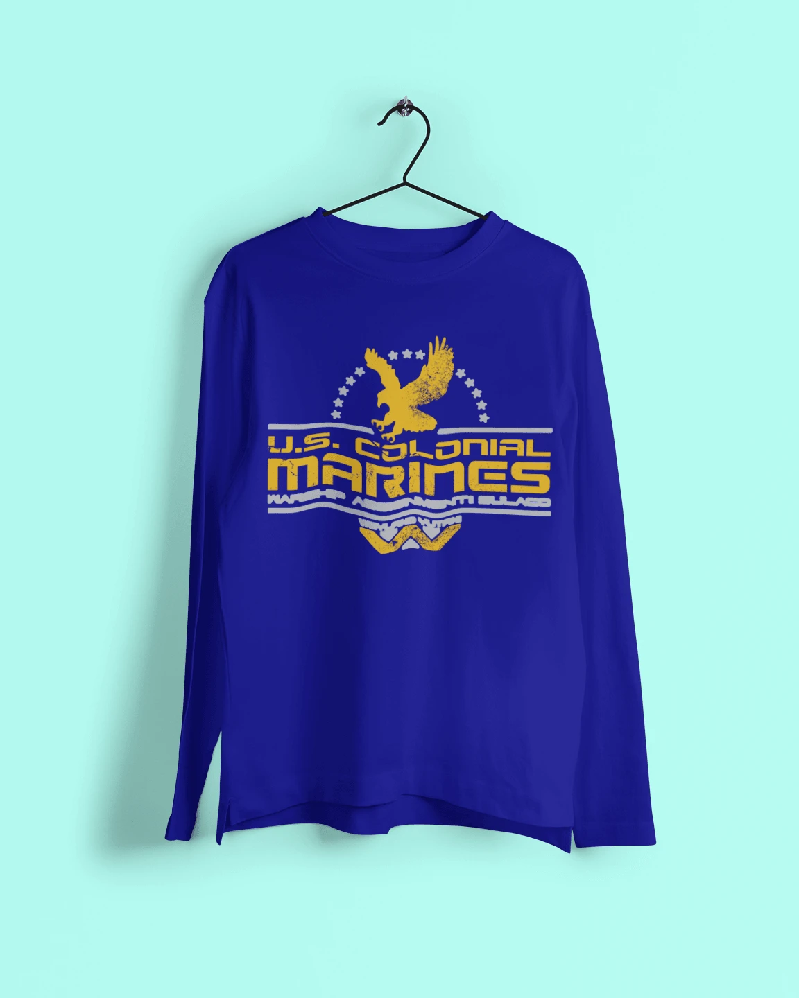 US Colonial Marines Eagle Logo Long Sleeve T-Shirt 2 US Colonial Marines Eagle Logo Long Sleeve T-Shirt - Image 2
