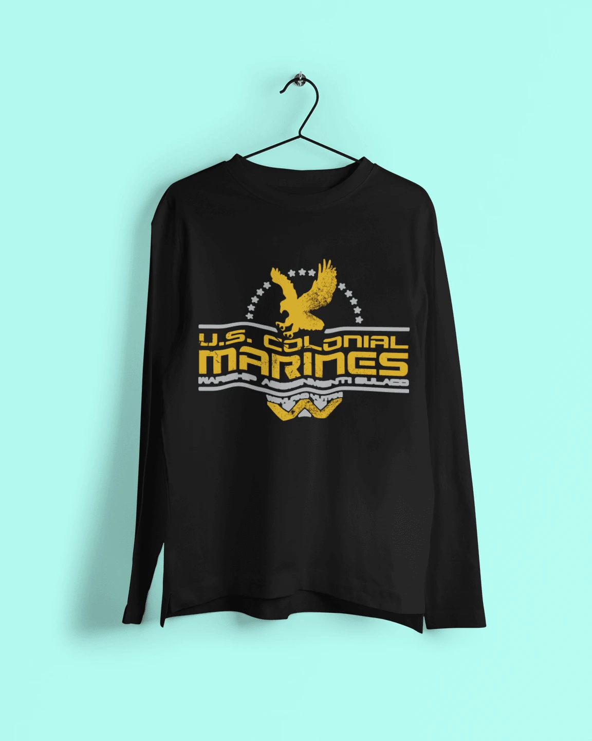 US Colonial Marines Eagle Logo Long Sleeve T-Shirt 3 US Colonial Marines Eagle Logo Long Sleeve T-Shirt - Image 3
