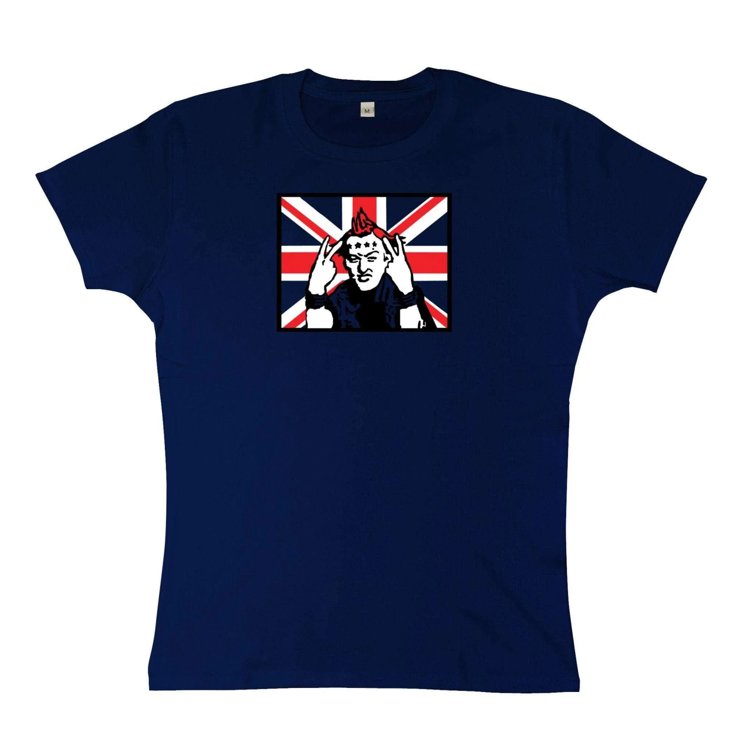 Vyvyan Basterd Union Flag Womens T-Shirt 1 Vyvyan Basterd Union Flag Womens T-Shirt