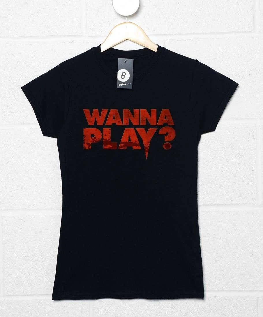 Wanna Play? Womens Fitted T-Shirt 1 Wanna Play? Womens Fitted T-Shirt