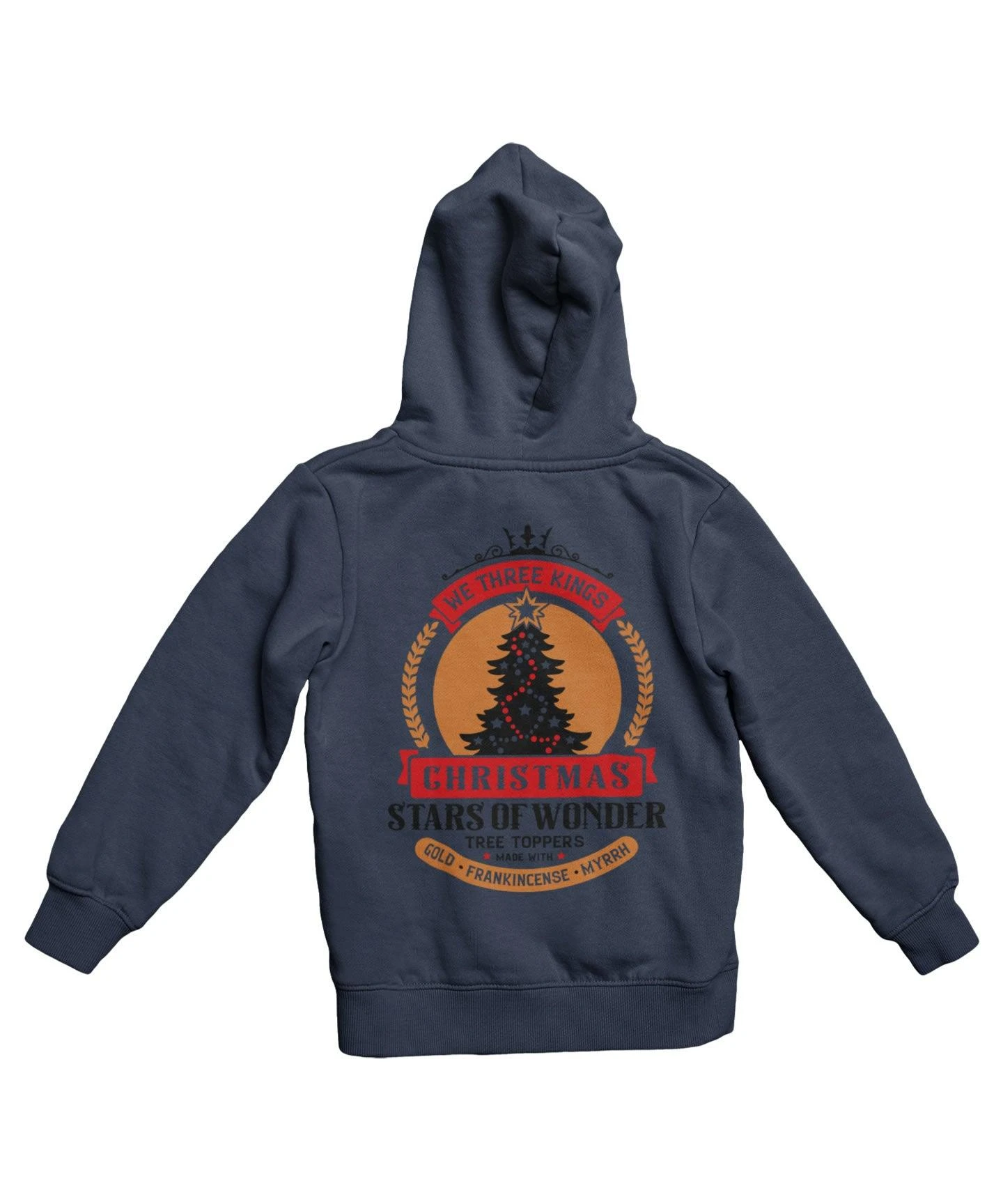 We Three Kings Colour Back Printed Christmas Hoodie 2 We Three Kings Colour Back Printed Christmas Hoodie - Image 2
