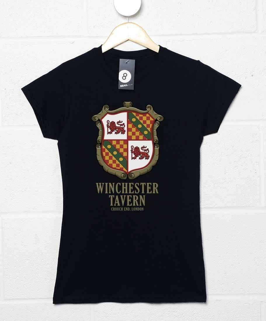 Winchester Coat Of Arms Fitted Womens T-Shirt 1 Winchester Coat Of Arms Fitted Womens T-Shirt